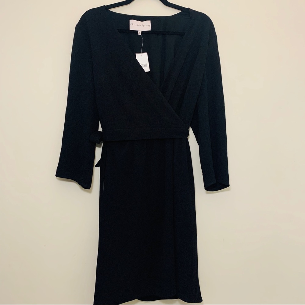 🆕CHARLES HENRY Long Sleeve Wrap Dress ✨